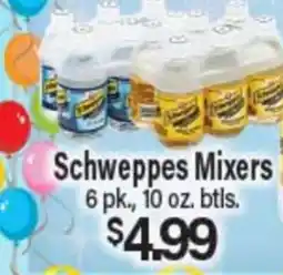 Angelo Caputo's Fresh Market Schweppes Mixers offer