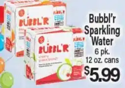 Angelo Caputo's Fresh Market Bubbl'r Sparkling Water offer