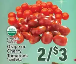 Angelo Caputo's Fresh Market Organic Sweet Grape or Cherry Tomatoes offer