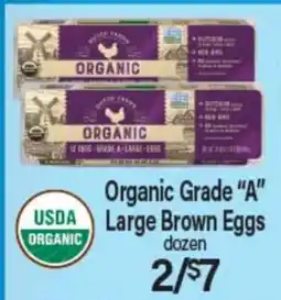 Angelo Caputo's Fresh Market Organic Grade A Large Brown Eggs offer