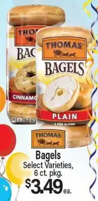 Angelo Caputo's Fresh Market Thomas Bagels offer