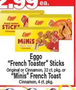 Angelo Caputo's Fresh Market Eggo French Toaster Sticks or Minis French Toast offer