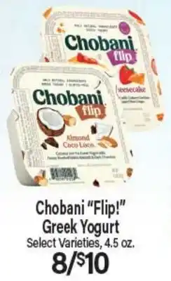 Angelo Caputo's Fresh Market Chobani Flip! Greek Yogurt offer