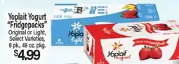 Angelo Caputo's Fresh Market Yoplait Yogurt Fridgepacks offer