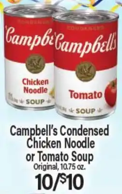 Angelo Caputo's Fresh Market Campbell's Condensed Chicken Noodle or Tomato Soup offer
