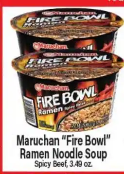 Angelo Caputo's Fresh Market Maruchan Fire Bowl Ramen Noodle Soup offer