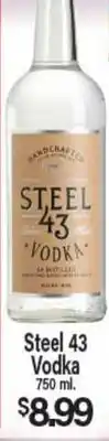Angelo Caputo's Fresh Market Steel 43 Vodka offer