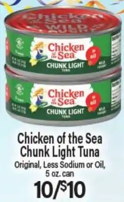 Angelo Caputo's Fresh Market Chicken of the Sea Chunk Light Tuna offer