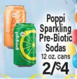 Angelo Caputo's Fresh Market Poppi Sparkling Pre-Biotic Sodas offer