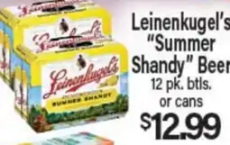 Angelo Caputo's Fresh Market Leinenkugel's Summer Shandy Beer offer