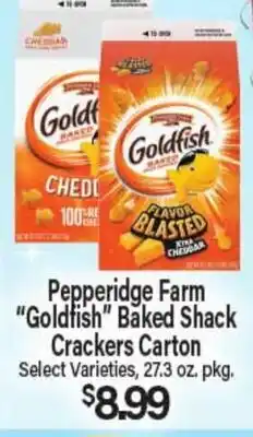 Angelo Caputo's Fresh Market Pepperidge Farm Goldfish Baked Shack Crackers Carton offer