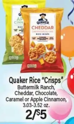 Angelo Caputo's Fresh Market Quaker Rice Crisps offer