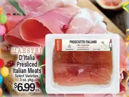 Angelo Caputo's Fresh Market MAESTRI D'Italia Presliced Italian Meats offer