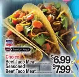 Angelo Caputo's Fresh Market Choice Beef Taco Meat Seasoned Beef Taco Meat offer