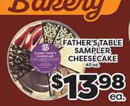Torres Supermercado FATHER'S TABLE SAMPLER CHEESECAKE offer
