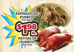 Torres Supermercado ESPINAZO DE PUERCO PATITAS DE PUERCO offer