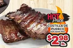 Torres Supermercado PORK SPARE RIBS offer