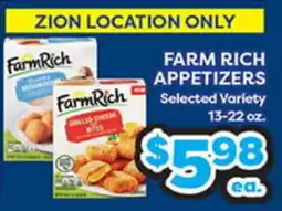 Torres Supermercado FARM RICH APPETIZERS offer