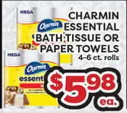 Torres Supermercado CHARMIN ESSENTIAL BATH TISSUE OR PAPER TOWELS offer