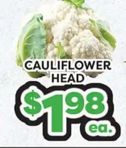 Torres Supermercado CAULIFLOWER HEAD offer
