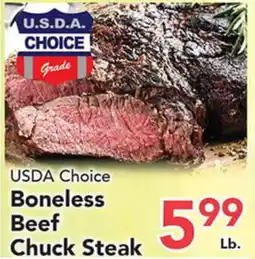 Eurofresh Market USDA Choice Boneless Beef Chuck Steak offer