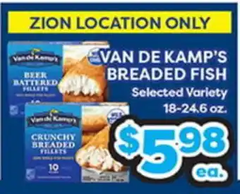 Torres Supermercado VAN DE KAMP'S BREADED FISH offer