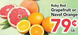 Eurofresh Market Ruby Red Grapefruit or Navel Oranges offer