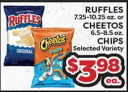 Torres Supermercado RUFFLES 7.25-10.25 oz. or CHEETOS 6.5-8.5 oz offer