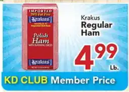 Eurofresh Market Krakus Regular Ham offer