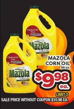 Torres Supermercado MAZOLA CORN OIL offer