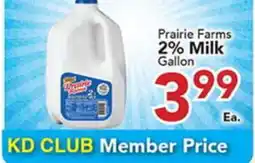 Eurofresh Market Prairie Farms 2% Milk Gallon offer