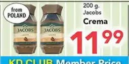 Eurofresh Market Jacobs Crema offer