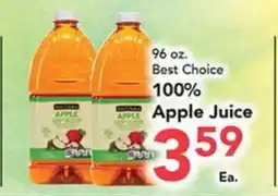 Eurofresh Market NATIONAL 100% APPLE JUICE offer