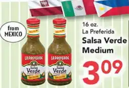 Eurofresh Market 16 oz. La Preferida Salsa Verde Medium offer