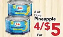 Eurofresh Market 8 oz. Dole Pineapple offer