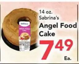 Eurofresh Market Sabrina's Angel Food Cake offer