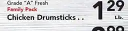 Eurofresh Market Grade A Fresh Family Pack Chicken Drumsticks offer