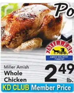 Eurofresh Market Miller Amish Whole Chicken offer