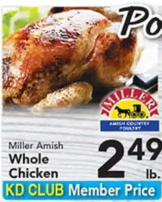 Eurofresh Market Miller Amish Whole Chicken offer