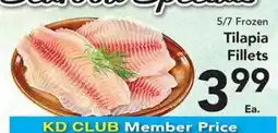 Eurofresh Market 5/7 Frozen Tilapia Fillets offer