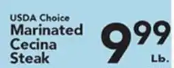 Eurofresh Market USDA Choice Marinated Cecina Steak offer