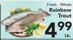 Eurofresh Market Fresh - Whole Rainbow Trout offer