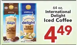 Eurofresh Market 64 oz. International Delight Iced Coffee offer