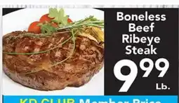 Eurofresh Market Boneless Beef Ribeye Steak offer