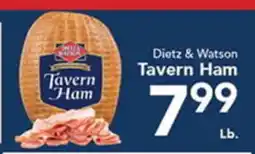 Eurofresh Market Dietz & Watson Tavern Ham offer
