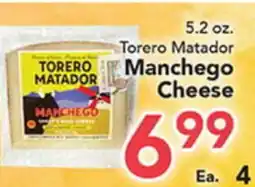 Eurofresh Market Torero Matador Manchego Cheese offer