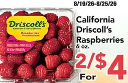 Eurofresh Market Driscoll's Raspberries offer
