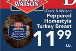 Eurofresh Market Dietz & Watson Peppered Homestyle Turkey Breast offer