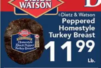 Eurofresh Market Dietz & Watson Peppered Homestyle Turkey Breast offer