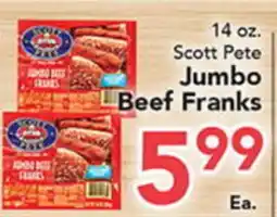 Eurofresh Market Scott Pete Jumbo Beef Franks offer